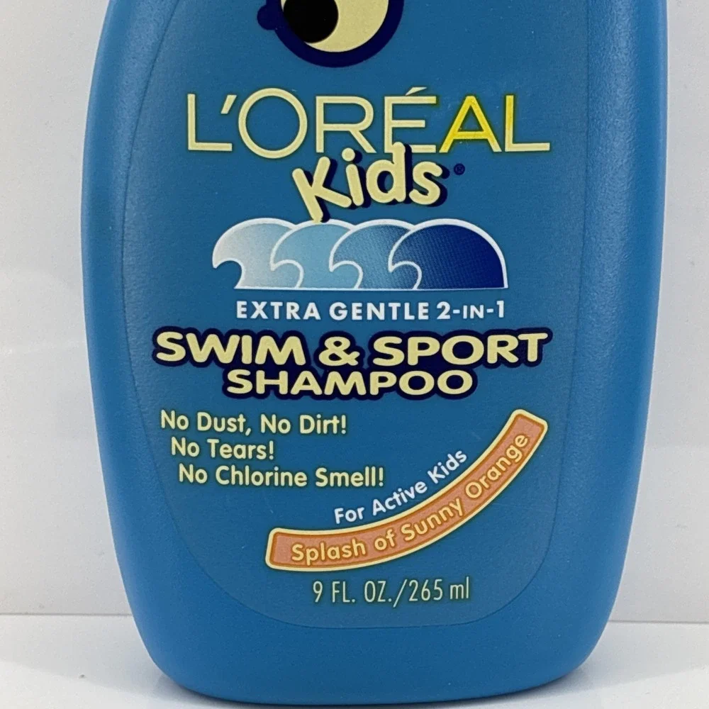Loreal Kids Swim & Sport Shampoo 2 In 1 Extra Gentle Splash Of Sunny Orange 9 oz